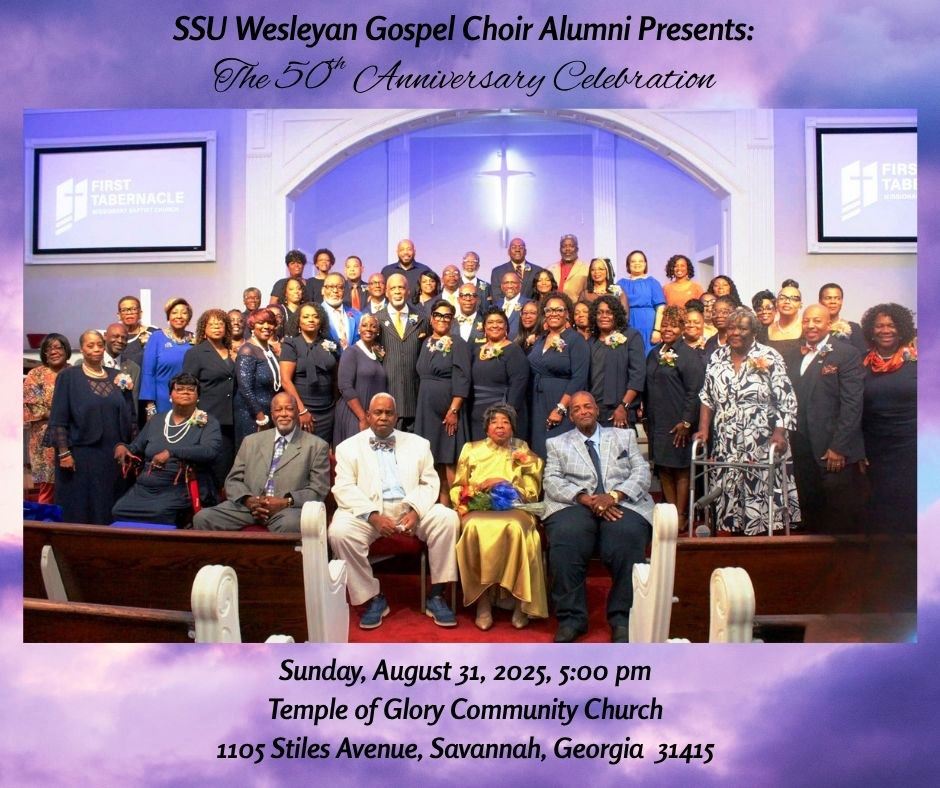 Wesleyan 50th Year Celebration Flyer